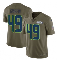 Nike Seahawks #49 Shaquem Griffin Olive Youth Stitched NFL Limited 2017 Salute to Service Jersey Nike Seahawks #49 Shaquem Griffin Olive Youth Stitched NFL Limited 2017 Salute to Service Jersey