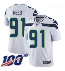 Seahawks #91 Jarran Reed White Youth Stitched Football 100th Season Vapor Limited Jersey Seahawks #91 Jarran Reed White Youth Stitched Football 100th Season Vapor Limited Jersey