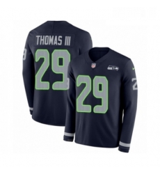 Youth Nike Seattle Seahawks 29 Earl Thomas III Limited Navy Blue Therma Long Sleeve NFL Jersey Youth Nike Seattle Seahawks 29 Earl Thomas III Limited Navy Blue Therma Long Sleeve NFL Jersey