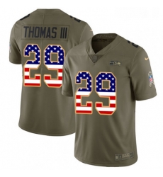 Youth Nike Seattle Seahawks 29 Earl Thomas III Limited OliveUSA Flag 2017 Salute to Service NFL Jersey Youth Nike Seattle Seahawks 29 Earl Thomas III Limited OliveUSA Flag 2017 Salute to Service NFL Jersey