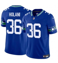 Youth Seattle Seahawks 36 George Holani Royal 2024 F U S E Throwback Vapor Limited Stitched Football Jersey Youth Seattle Seahawks 36 George Holani Royal 2024 F U S E Throwback Vapor Limited Stitched Football Jersey