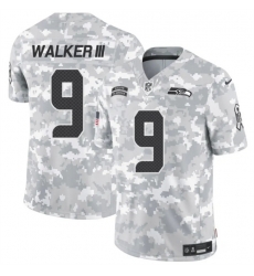 Youth Seattle Seahawks 9 Kenneth Walker III 2024 F U S E Arctic Camo Salute To Service Limited Stitched Football Jersey Youth Seattle Seahawks 9 Kenneth Walker III 2024 F U S E Arctic Camo Salute To Service Limited Stitched Football Jersey