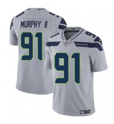 Youth Seattle Seahawks 91 Byron Murphy II Grey 2024 Draft Vapor Limited Stitched Football Jersey Youth Seattle Seahawks 91 Byron Murphy II Grey 2024 Draft Vapor Limited Stitched Football Jersey