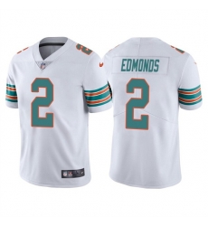 Men Miami Dolphins 2 Chase Edmonds White Color Rush Limited Stitched Football Jersey Men Miami Dolphins 2 Chase Edmonds White Color Rush Limited Stitched Football Jersey