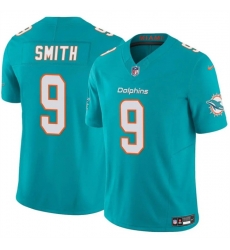 Men Miami Dolphins 9 Jonnu Smith Aqua 2024 F U S E Vapor Limited Stitched Football Jersey Men Miami Dolphins 9 Jonnu Smith Aqua 2024 F U S E Vapor Limited Stitched Football Jersey