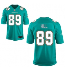 Men Miami Dolphins Julian hill #89 Aqua Stitched Vapor Limited Jersey Men Miami Dolphins Julian hill #89 Aqua Stitched Vapor Limited Jersey