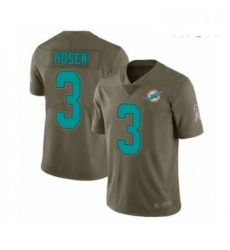 Mens Miami Dolphins 3 Josh Rosen Limited Olive 2017 Salute to Service Football Jersey Mens Miami Dolphins 3 Josh Rosen Limited Olive 2017 Salute to Service Football Jersey