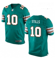 Mens Nike Miami Dolphins 10 Kenny Stills Elite Aqua Green Alternate NFL Jersey Mens Nike Miami Dolphins 10 Kenny Stills Elite Aqua Green Alternate NFL Jersey