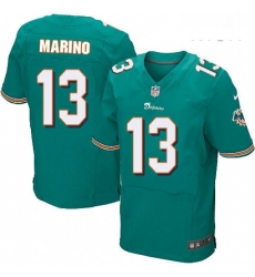 Mens Nike Miami Dolphins 13 Dan Marino Elite Aqua Green Team Color NFL Jersey Mens Nike Miami Dolphins 13 Dan Marino Elite Aqua Green Team Color NFL Jersey