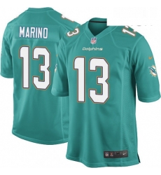 Mens Nike Miami Dolphins 13 Dan Marino Game Aqua Green Team Color NFL Jersey Mens Nike Miami Dolphins 13 Dan Marino Game Aqua Green Team Color NFL Jersey