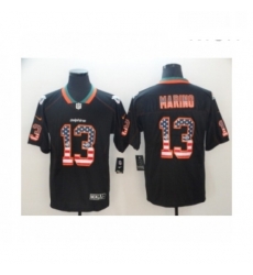 Mens Nike Miami Dolphins 13 Dan Marino Limited Black Rush USA Flag NFL Jersey Mens Nike Miami Dolphins 13 Dan Marino Limited Black Rush USA Flag NFL Jersey