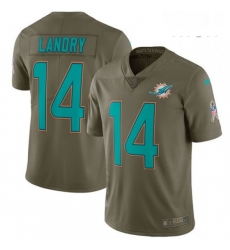 Mens Nike Miami Dolphins 14 Jarvis Landry Limited Olive 2017 Salute to Service NFL Jersey Mens Nike Miami Dolphins 14 Jarvis Landry Limited Olive 2017 Salute to Service NFL Jersey