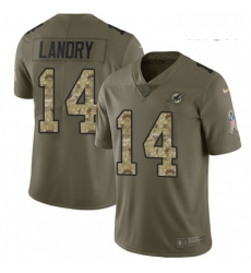 Mens Nike Miami Dolphins 14 Jarvis Landry Limited OliveCamo 2017 Salute to Service NFL Jersey Mens Nike Miami Dolphins 14 Jarvis Landry Limited OliveCamo 2017 Salute to Service NFL Jersey