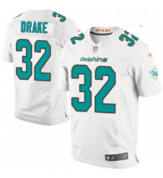 Mens Nike Miami Dolphins 32 Kenyan Drake Elite White NFL Jersey Mens Nike Miami Dolphins 32 Kenyan Drake Elite White NFL Jersey