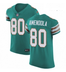 Mens Nike Miami Dolphins 80 Danny Amendola Aqua Green Alternate Vapor Untouchable Elite Player NFL Jersey Mens Nike Miami Dolphins 80 Danny Amendola Aqua Green Alternate Vapor Untouchable Elite Player NFL Jersey