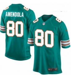 Mens Nike Miami Dolphins 80 Danny Amendola Game Aqua Green Alternate NFL Jersey Mens Nike Miami Dolphins 80 Danny Amendola Game Aqua Green Alternate NFL Jersey