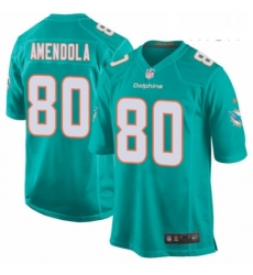 Mens Nike Miami Dolphins 80 Danny Amendola Game Aqua Green Team Color NFL Jersey Mens Nike Miami Dolphins 80 Danny Amendola Game Aqua Green Team Color NFL Jersey
