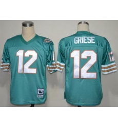 Miami Dolphins 12 Bob Griese Green Throwback NFL Jersey Miami Dolphins 12 Bob Griese Green Throwback NFL Jersey