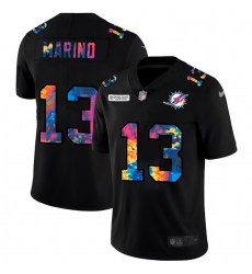 Miami Dolphins 13 Dan Marino Men Nike Multi Color Black 2020 NFL Crucial Catch Vapor Untouchable Limited Jersey Miami Dolphins 13 Dan Marino Men Nike Multi Color Black 2020 NFL Crucial Catch Vapor Untouchable Limited Jersey
