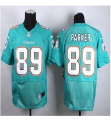 New Miami Dolphins #89 DeVante Parker Aqua Green Team Color Men Stitched NFL New Elite jersey New Miami Dolphins #89 DeVante Parker Aqua Green Team Color Men Stitched NFL New Elite jersey