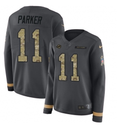 Nike Dolphins #11 DeVante Parker Anthracite Salute to Service Nike Dolphins #11 DeVante Parker Anthracite Salute to Service