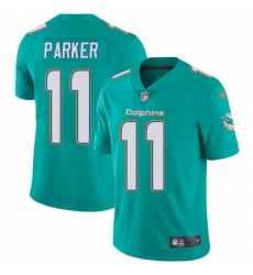 Nike Dolphins #11 DeVante Parker Aqua Green Team Color Mens Stitched NFL Vapor Untouchable Limited Jersey Nike Dolphins #11 DeVante Parker Aqua Green Team Color Mens Stitched NFL Vapor Untouchable Limited Jersey