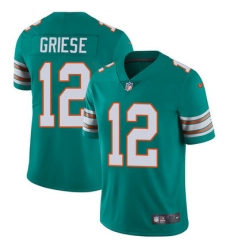 Nike Dolphins #12 Bob Griese Aqua Green Alternate Mens Stitched NFL Vapor Untouchable Limited Jersey Nike Dolphins #12 Bob Griese Aqua Green Alternate Mens Stitched NFL Vapor Untouchable Limited Jersey