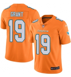 Nike Dolphins #19 Jakeem Grant Orange Men Stitched NFL Limited Rush Jersey Nike Dolphins #19 Jakeem Grant Orange Men Stitched NFL Limited Rush Jersey