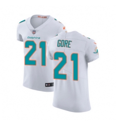 Nike Dolphins #21 Frank Gore White Mens Stitched NFL Vapor Untouchable Elite Jersey Nike Dolphins #21 Frank Gore White Mens Stitched NFL Vapor Untouchable Elite Jersey