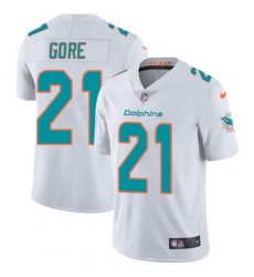 Nike Dolphins #21 Frank Gore White Mens Stitched NFL Vapor Untouchable Limited Jersey Nike Dolphins #21 Frank Gore White Mens Stitched NFL Vapor Untouchable Limited Jersey