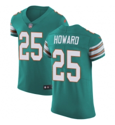 Nike Dolphins #25 Xavien Howard Aqua Green Alternate Mens Stitched NFL Vapor Untouchable Elite Jersey Nike Dolphins #25 Xavien Howard Aqua Green Alternate Mens Stitched NFL Vapor Untouchable Elite Jersey
