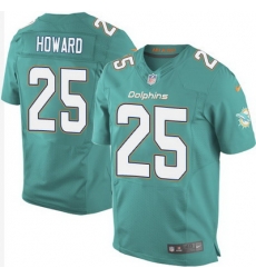 Nike Dolphins #25 Xavien Howard Aqua Green Team Color Mens Stitched NFL New Elite Jersey Nike Dolphins #25 Xavien Howard Aqua Green Team Color Mens Stitched NFL New Elite Jersey