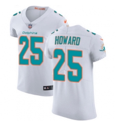 Nike Dolphins #25 Xavien Howard White Mens Stitched NFL Vapor Untouchable Elite Jersey Nike Dolphins #25 Xavien Howard White Mens Stitched NFL Vapor Untouchable Elite Jersey
