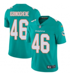 Nike Dolphins 46 Noah Igbinoghene Aqua Green Team Color Men Stitched NFL Vapor Untouchable Limited Jersey Nike Dolphins 46 Noah Igbinoghene Aqua Green Team Color Men Stitched NFL Vapor Untouchable Limited Jersey