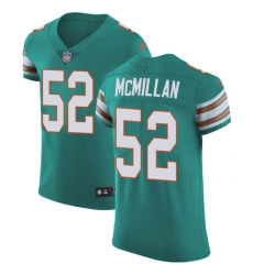 Nike Dolphins #52 Raekwon McMillan Aqua Green Alternate Mens Stitched NFL Vapor Untouchable Elite Jersey Nike Dolphins #52 Raekwon McMillan Aqua Green Alternate Mens Stitched NFL Vapor Untouchable Elite Jersey