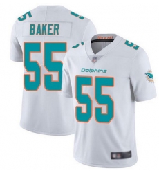 Nike Dolphins 55 Jerome Baker White Vapor Untouchable Limited Jersey Nike Dolphins 55 Jerome Baker White Vapor Untouchable Limited Jersey