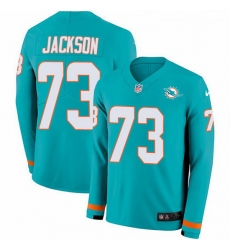 Nike Dolphins 73 Austin Jackson Aqua Green Team Color Men Stitched NFL Limited Therma Long Sleeve Jersey Nike Dolphins 73 Austin Jackson Aqua Green Team Color Men Stitched NFL Limited Therma Long Sleeve Jersey