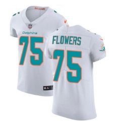 Nike Dolphins 75 Ereck Flowers White Men Stitched NFL New Elite Jersey Nike Dolphins 75 Ereck Flowers White Men Stitched NFL New Elite Jersey