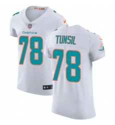 Nike Dolphins #78 Laremy Tunsil White Mens Stitched NFL Vapor Untouchable Elite Jersey Nike Dolphins #78 Laremy Tunsil White Mens Stitched NFL Vapor Untouchable Elite Jersey