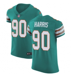 Nike Dolphins #90 Charles Harris Aqua Green Alternate Mens Stitched NFL Vapor Untouchable Elite Jersey Nike Dolphins #90 Charles Harris Aqua Green Alternate Mens Stitched NFL Vapor Untouchable Elite Jersey