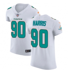 Nike Dolphins #90 Charles Harris White Mens Stitched NFL Vapor Untouchable Elite Jersey Nike Dolphins #90 Charles Harris White Mens Stitched NFL Vapor Untouchable Elite Jersey