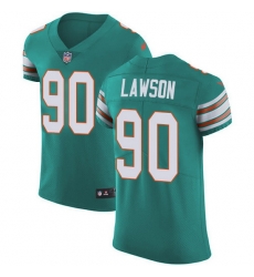 Nike Dolphins 90 Shaq Lawson Aqua Green Alternate Men Stitched NFL New Elite Jersey Nike Dolphins 90 Shaq Lawson Aqua Green Alternate Men Stitched NFL New Elite Jersey