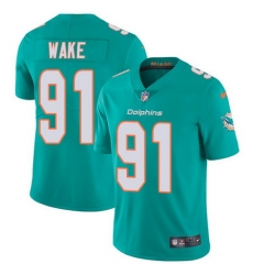 Nike Dolphins #91 Cameron Wake Aqua Green Team Color Mens Stitched NFL Vapor Untouchable Limited Jersey Nike Dolphins #91 Cameron Wake Aqua Green Team Color Mens Stitched NFL Vapor Untouchable Limited Jersey