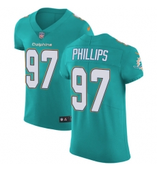Nike Dolphins #97 Jordan Phillips Aqua Green Team Color Mens Stitched NFL Vapor Untouchable Elite Jersey Nike Dolphins #97 Jordan Phillips Aqua Green Team Color Mens Stitched NFL Vapor Untouchable Elite Jersey
