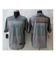 Nike Miami Dolphins 11 Mike Wallace Grey Elite Vapor NFL Jersey Nike Miami Dolphins 11 Mike Wallace Grey Elite Vapor NFL Jersey