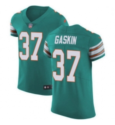 Nike Miami Dolphins 37 Myles Gaskin Aqua Green Alternate Men Stitched NFL New Elite Jersey Nike Miami Dolphins 37 Myles Gaskin Aqua Green Alternate Men Stitched NFL New Elite Jersey