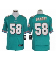 Nike Miami Dolphins 58 Karlos Dansby green Elite NFL Jersey Nike Miami Dolphins 58 Karlos Dansby green Elite NFL Jersey