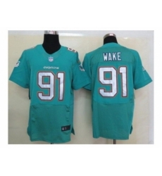Nike Miami Dolphins 91 Cameron Wake Green Elite NFL Jersey Nike Miami Dolphins 91 Cameron Wake Green Elite NFL Jersey
