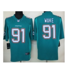 Nike Miami Dolphins 91 Cameron Wake Green LIMITED NFL Jersey Nike Miami Dolphins 91 Cameron Wake Green LIMITED NFL Jersey