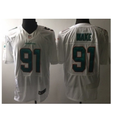 Nike Miami Dolphins 91 Cameron Wake White Elite NFL Jersey Nike Miami Dolphins 91 Cameron Wake White Elite NFL Jersey